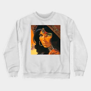 We Are Floating In Space - 92 - Sci-Fi Inspired Retro Artwork Crewneck Sweatshirt